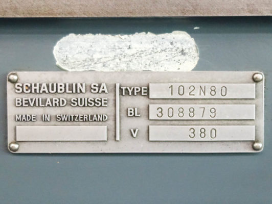 SCHAUBLIN 102 N 80