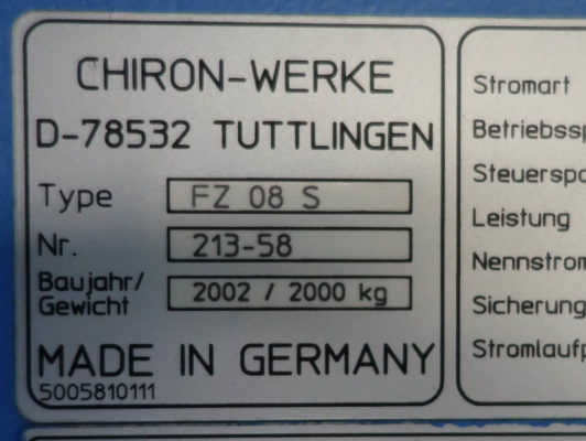 CHIRON FZ08S