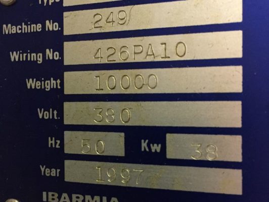 IBARMIA ZVX 3000
