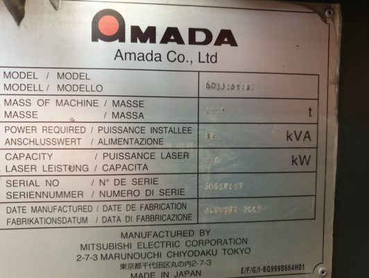 AMADA LC 3015 X1