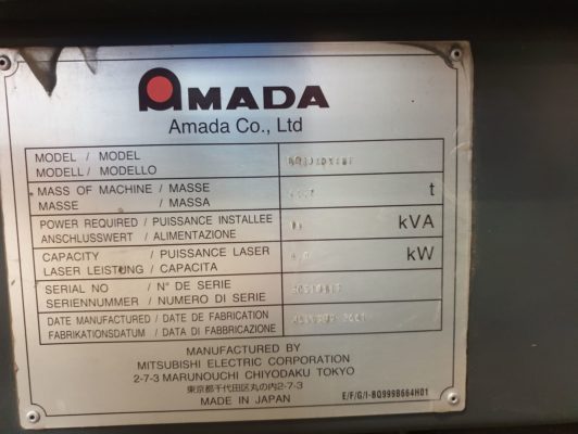 AMADA LC 3015 X1