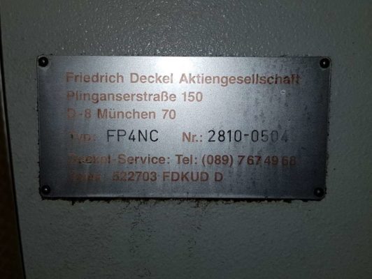 DECKEL FP4NC