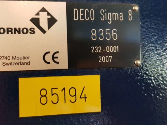 Tornos Deco Sigma 8
