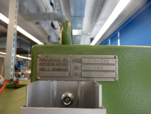 SCHAUBLIN 110 CNC