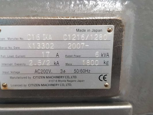 CITIZEN C16-IX