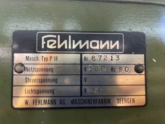 FEHLMANN P18