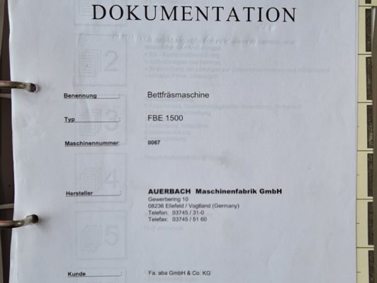 AUERBACH FBE 1500
