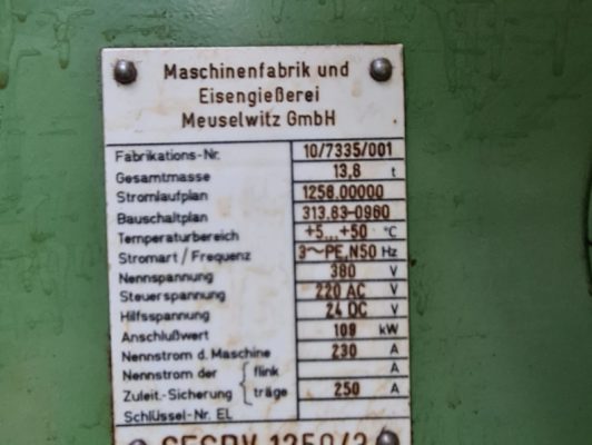 MEUSELWITZ 1250/3