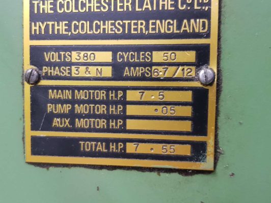 COLCHESTER TRIUMPH