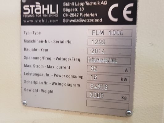 STAHLI FLM 1000