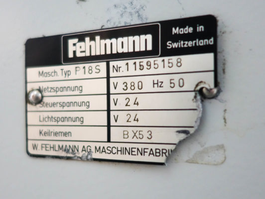 FEHLMANN P18S