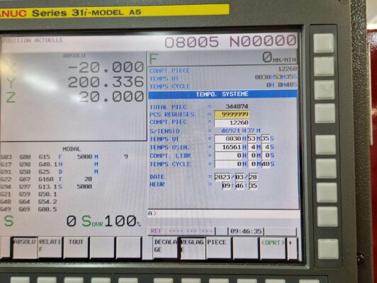 FANUC Robodrill T21iE