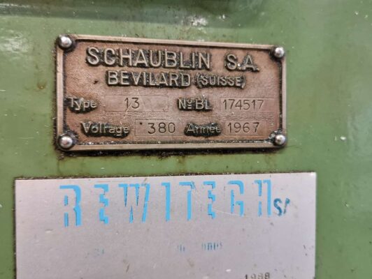 SCHAUBLIN 13
